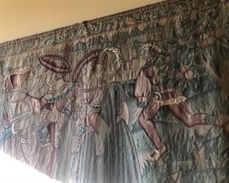 Antique large tapestry