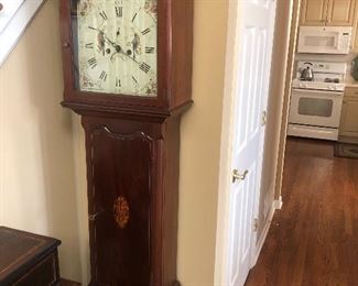 Antique tall case clock