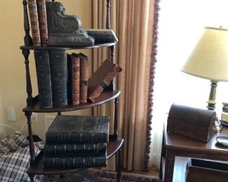 Mahogany corner shelf