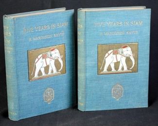 Five Years In Siam H. Warington Smyth 2 Volume Set
