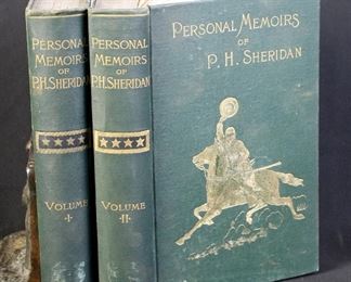 Sheridan's Memoirs, 2 Volume Set, 1888