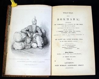 Travels Into Bokhara By Capt. Burnes 3 Volume Set