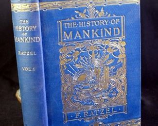 History Of Mankind By Professor Friedrich Ratzel, 3 Volumes, 1896