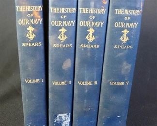 History Of Our Navy By John R. Spears, 4 Volumes, 1897