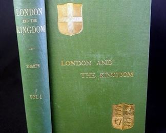 London And The Kingdom by Reginald R. Sharpe, 3 Volumes, 1894