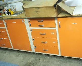 Laboratory Insulated Storage Cabinets, 9 Drawers And 2 Cabinets In Set, Qty 2, 36" x 47" x 23"