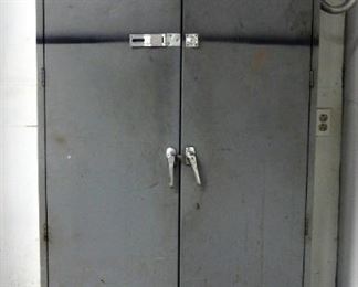 Dayton Metal Storage Cabinet With 4 Adjustable Shelves, No Key, 78" x 36" x 19"