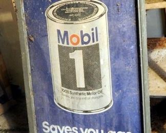 Mobile 1 Synthetic Motor Oil Window Sign, 50" x 30"