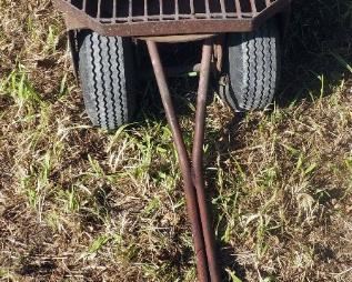 Hesse 4 Wheeled Steel Cart, 14" X 56" X 30"