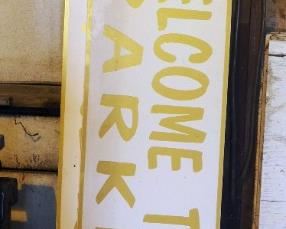 "Welcome To Hell" Parking Arrows, 77" X 17", Qty 3