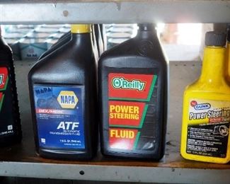 Napa And O'Reilly Automatic Transmission Fluid,Qty 4 Qts, Power Steering Fluid, 12 oz Bottles, Qty 4