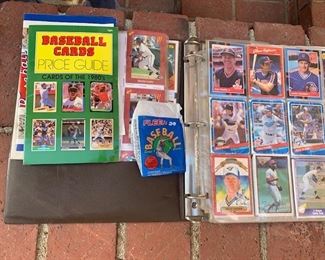 •	Vintage baseball card collection