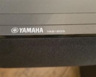 Yamaha sound bar and wireless subwoofer