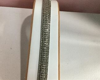 White gold 9.00 ctw diamond bracelet