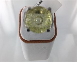 Frank Reubel SS Lemon Citrine Ring