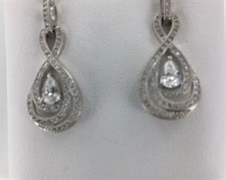 SS cz earrings