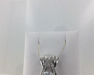 Sterling Silver and CZ Pendant