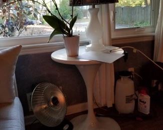 Eames-style side table.