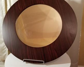 3 x mirrors, wooden frame