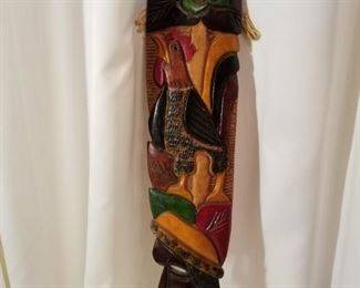 Wooden decorative mask, African