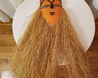 Close up mask, African...most for tourist market.