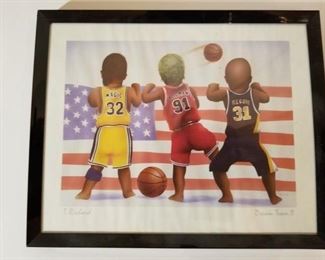 Signed T. Richard "Dream team II"