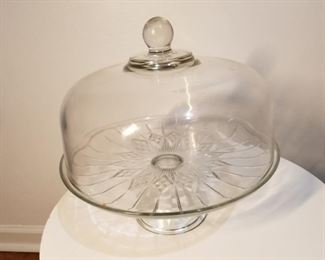 Cake/Sweets stand w/cover;