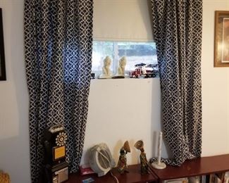 Drapes & assorted