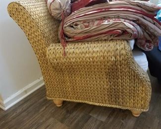 Bedding on chair, set