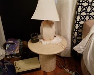 Marble table,