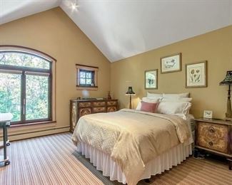 Paint decorated bedroom furniture