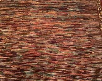 Geometric area rug