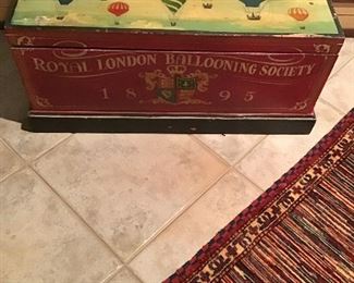 Folky painted trunk