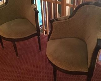 Pair of corner chairs