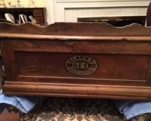 Vintage Clark's Mile-End Spool Cabinet