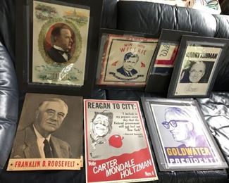 Vintage Campaign Posters - Roosevelt, Willkie, Carter