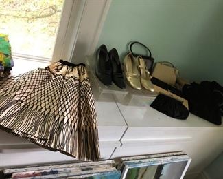 Vintage clothes, Shoes, Purses