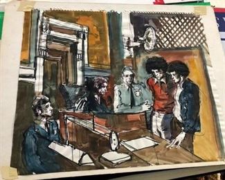 ABC Court Room Art