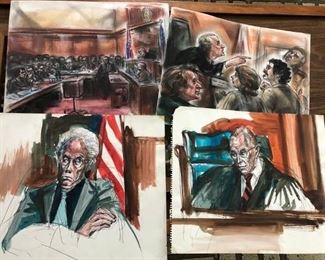 ABC Court Room Art