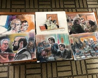 ABC Court Room Art
