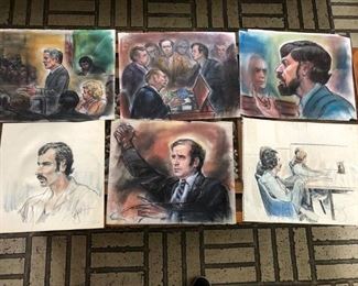 ABC Court Room Art
