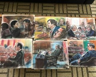 ABC Court Room Art