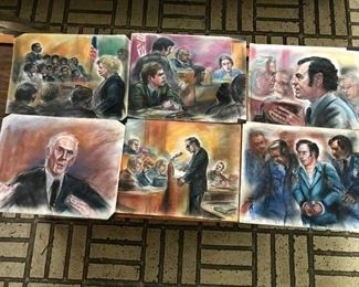 ABC Court Room Art