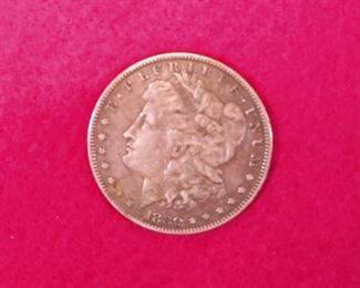 1880 MORHAN SILVER DOLLAR