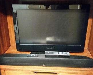 Emerson 26" LCD TV and Boston speakers