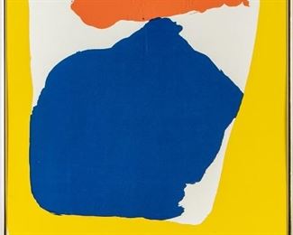 Helen Frankenthaler (American, NY, CT, 1928-2011) Abstract Lithograph, Andre Emmerich Gallery 1965