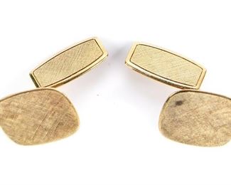 Pair Of 14K Gold Cuff Links