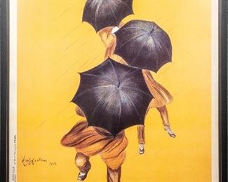 Lithographic Print After A French Cappiello 1922 Poster- "Parapluie-Revel"