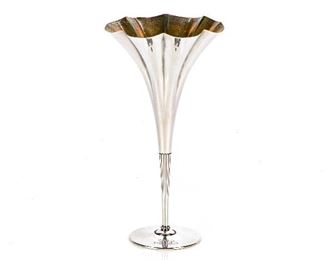 Tiffany & Co. Sterling Silver Trumpet Vase