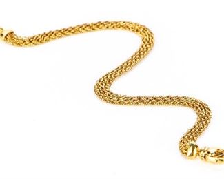 Yuri Ichihashi 18K Yellow Gold Hand Woven Bracelet